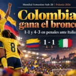 Colombia conquista el bronce del Mundial Femenino Sub-20 tras vencer a Italia en penales