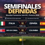 Mundial Femenino Sub-20: Colombia y RPD de Corea completan las semifinales de Polonia 2026